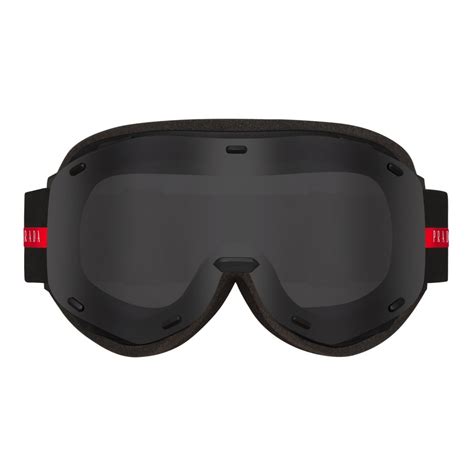 prada snow goggles|linea rossa black goggles.